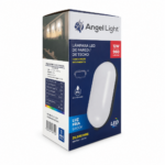 LAMPARA VAPOLETA LED 12W NEGRO ANGEL LIGHT AL-FCE-12W-B