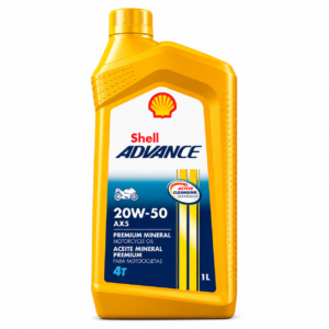 ACEITE 4T 20W50 1 LT ADVANCE AX5 SHELL