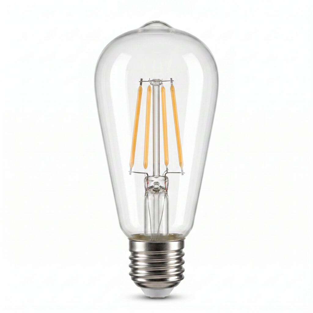 BOMBILLO LED VINTAGE 4W 27K 110V E-27 ANGELLIGHT ALVB54W
