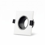 BASE TECHO CUAD P/SPOT LED GU10 ANGEL LIGHT AL-DZ102S