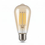 BOMBILLO LED VINTAGE 4W 27K 110V E-27 ANGELLIGHT A105A604W