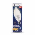 BOMBILLO LED VELA 5W 30K 110V E-14 ANGEL LIGHT AL-C37-5W-DM