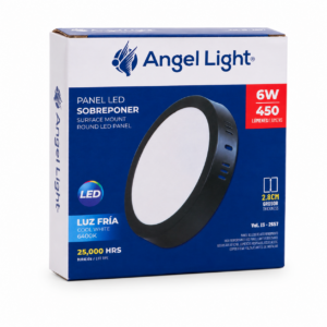 PANEL LED 6W RED SOB 4.4″ 64K NGO ANGEL LIGHT PB002R-6WB