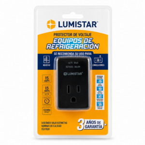 PROTECTOR VOLTAJE E/REFRIG 110V LUMISTAR PTV010