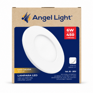 PANEL LED 6W RED EMP 4.5″ 30K ANGEL LIGHT PB001M-6W