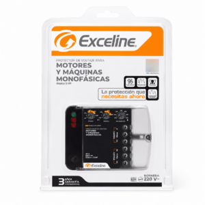 PROTECTOR VOLTAJE P/MOTOR 1F 220V EXCELINE GSM-M220B/3