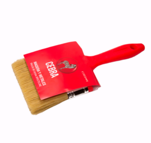 BROCHA M/PLAST 4″ ROJA CEBRA 0024-UN