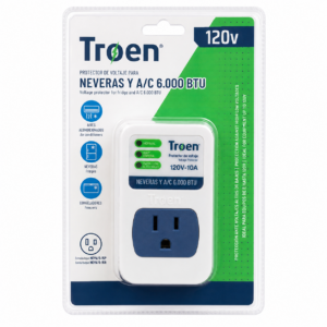 PROTECTOR VOLTAJE NEVERA 120V 1T TROEN TR-VP10-120V