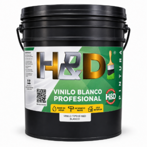 PINTURA TIPO B BLANCO C?T VINILO H&D BLN 0001B