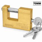 CANDADO ANTICIZALLA 70MM BRONCE BLIST TOTAL TLK32703