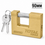 CANDADO ANTICIZALLA 90MM BRONCE BLIST TOTAL TLK32903