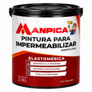 PINTURA IMPERMEABILIZANTE ROJO GL MANPICAPA MANPICA CIM300-10
