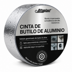 CINTA ALUMINIO 10CMX4MT BITUPLAST 0101100009