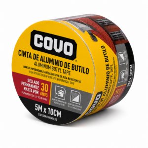 CINTA ALUMINIO 10CMX5MT COVO CV-BW-1515
