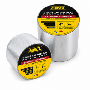 CINTA ALUMINIO 4″X5MT EXXEL 09-018-050