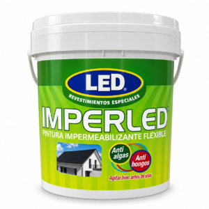 PINTURA IMPERMEABILIZANTE IMPERLED VERDE CÑT 5GL LED
