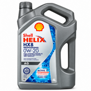 ACEITE SINTÉTICO 0W20 4LTS HELIX HX8 SHELL