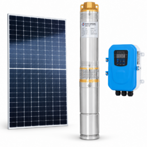 BOMBA SUMERG 0.4HP C/PANEL SOLAR DOMOSA 25-DSS-40-33