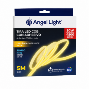 CINTA LED 50W BCO CALIDO ADHES 5MT ANGEL LIGHT AL-COBST-M