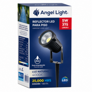 LAMPARA LED P/EXT ESTACA 5W 40K ANGEL LIGHT AL-LGL-5W-D