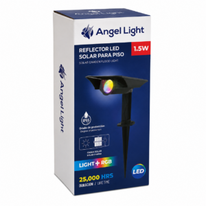 LAMPARA LED P/EXT ESTACA 1.5W RGB SOLAR ANGEL LIGHT SGL-RGB