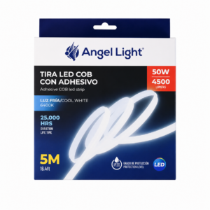CINTA LED 50W BLANCO ADHES 5MT ANGEL LIGHT AL-COBST-WH