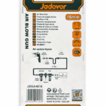 PISTOLA AIRE COMPRIMIDO 16MM JADEVER JDGA4616