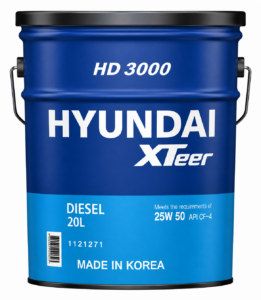 ACEITE DIESEL MINERAL SAE50 HD3000 PAILA20LT XTEER HYUNDAI