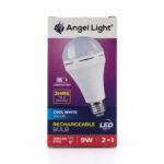BOMBILLO LED RECARG 9W 64K 85 /265V E-27 ANGELLIGHT A70-9W-E